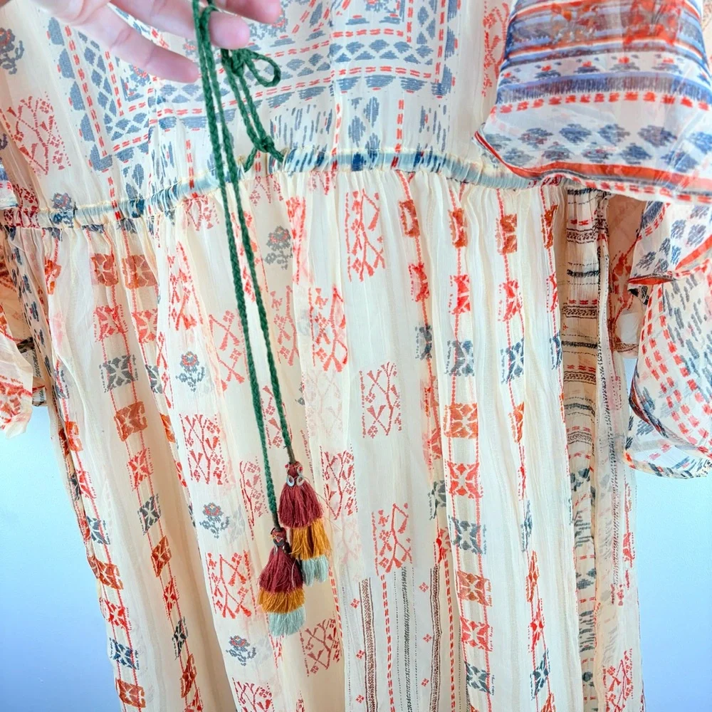 Soft Surroundings Multicolor Patterned Blouse - Picture 9 of 13